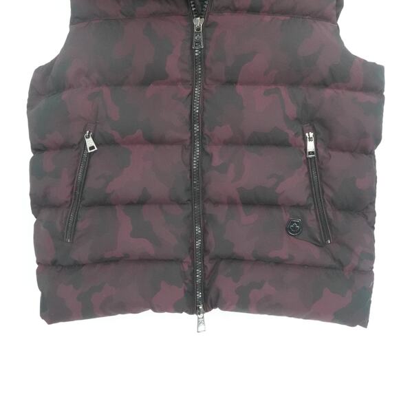 Jared Lang Vest Mens Large Purple‎ Camo Full Zip Down Filled City Urban Preppy - Picture 8 of 12